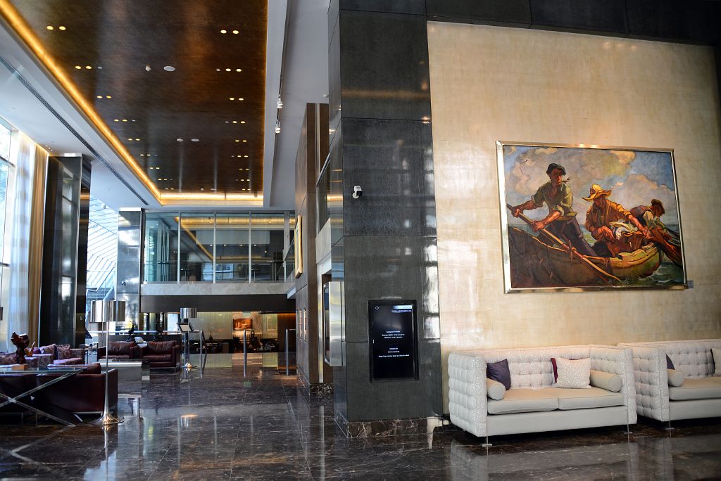 03 Entrance Inside Showing Painting Dia Propicio by Cleto Ciocchini Alvear Art Hotel Buenos Aires